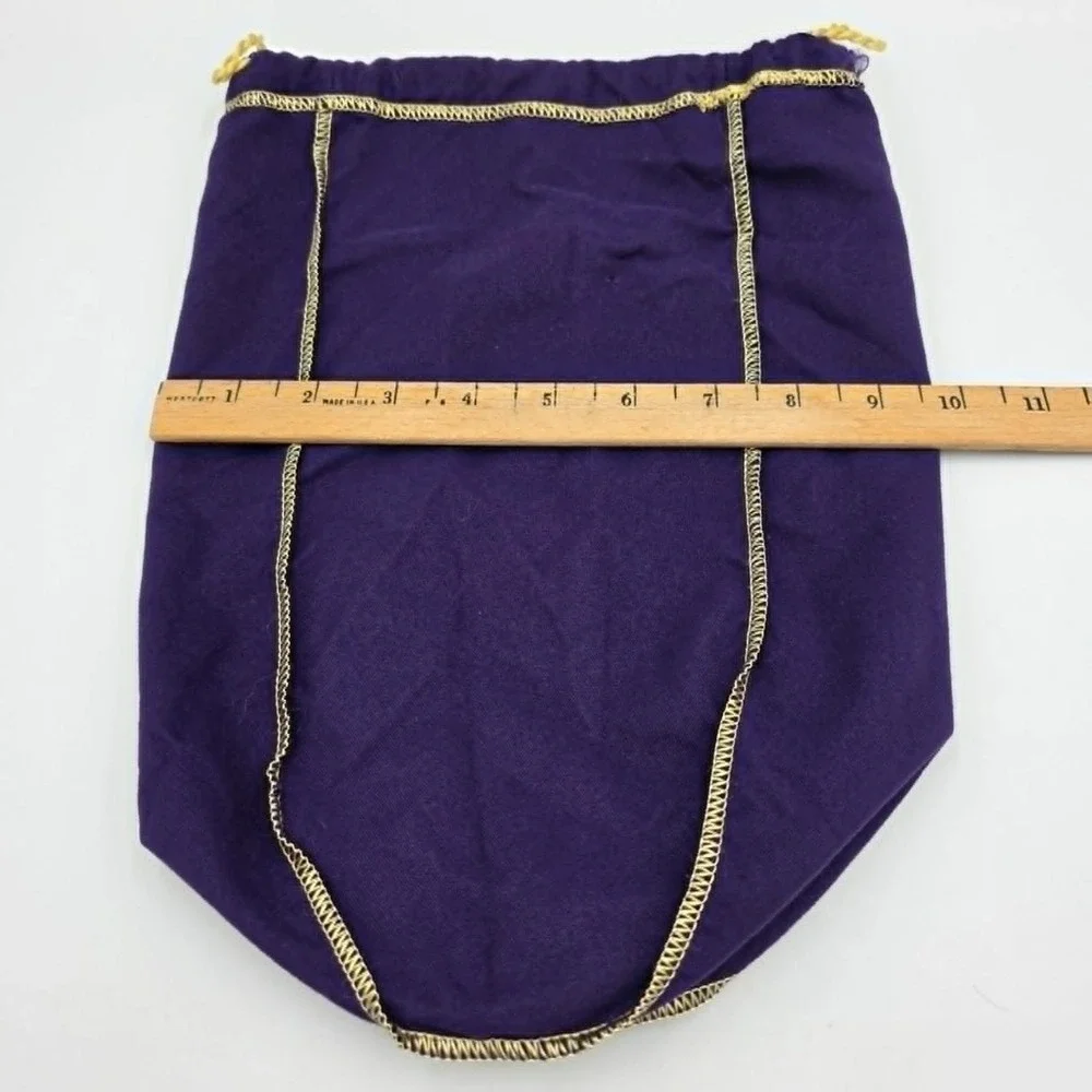 Crown Royale Drawstring Bags Purple Lot of 5 - Party Favor Wedding Bachelor